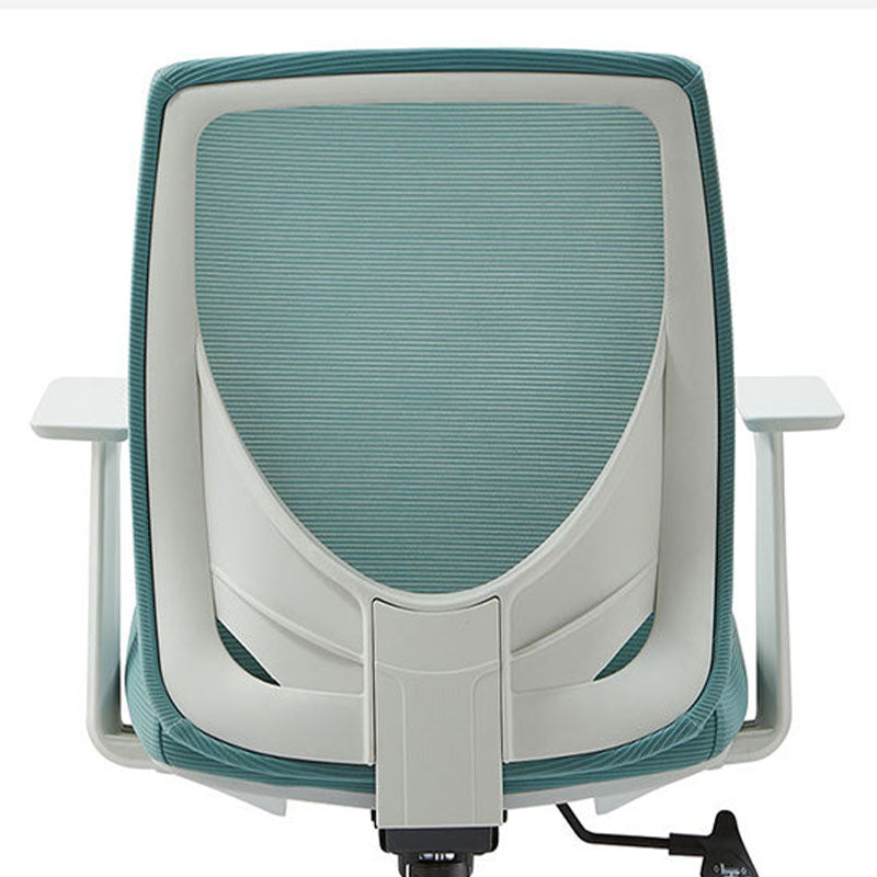 モダンなデスクチェアメッシュコンピューターチェアミッドバックチェア付きホイール