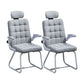 Modern Desk Computer Chair Chair High-Back Desk Chair with Tilt Mechanism Grey 2 Piece Set Clearhalo 'furn' 'furn_office_chair' 'Furniture' 'Office Chairs' 'Office Furniture' 'office_chair' 5658456
