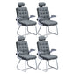 Modern Desk Computer Chair Chair High-Back Desk Chair with Tilt Mechanism Dark Gray 4 Piece Set Clearhalo 'furn' 'furn_office_chair' 'Furniture' 'Office Chairs' 'Office Furniture' 'office_chair' 5658467