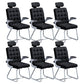 Modern Desk Computer Chair Chair High-Back Desk Chair with Tilt Mechanism Black 6 Piece Set Clearhalo 'furn' 'furn_office_chair' 'Furniture' 'Office Chairs' 'Office Furniture' 'office_chair' 5658473
