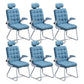 Modern Desk Computer Chair Chair High-Back Desk Chair with Tilt Mechanism Blue 6 Piece Set Clearhalo 'furn' 'furn_office_chair' 'Furniture' 'Office Chairs' 'Office Furniture' 'office_chair' 5658483