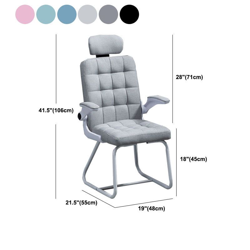 Modern Desk Computer Chair Chair High-Back Desk Chair with Tilt Mechanism Clearhalo 'furn' 'furn_office_chair' 'Furniture' 'Office Chairs' 'Office Furniture' 'office_chair' 5658490