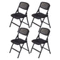 Contemporary Metal Legs Plastic Chair Armless Mid-Back Task Chair
