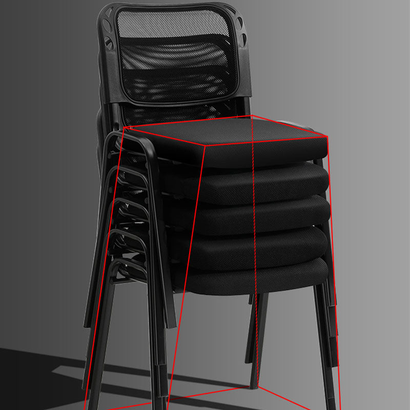 Silla de oficina sin aferencia de conferencia de malla moderna