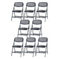 Plastic Modern Office Chair Armless Upholstered Conference Chair