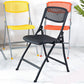 Plastic Modern Office Chair Armless Upholstered Conference Chair