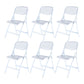 Plastic Modern Office Chair Armless Upholstered Conference Chair