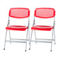 Plastic Modern Office Chair Armless Upholstered Conference Chair