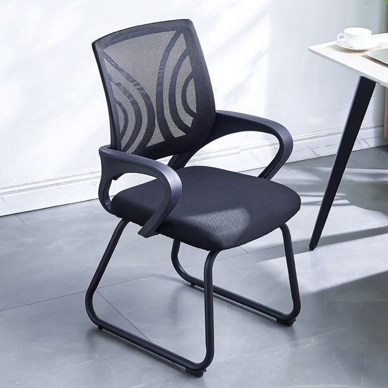 Ergonomisch gaas mid-back bureau stoel roestvrij staal geen pijnlijke bureaustoelstoel