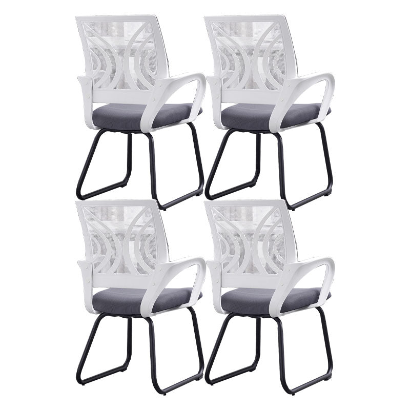 Ergonomisch gaas mid-back bureau stoel roestvrij staal geen pijnlijke bureaustoelstoel