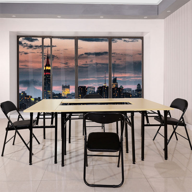 Modern Leather Management Desk Chair Armless Upholstered Office Chair Clearhalo 'furn' 'furn_office_chair' 'Furniture' 'Office Chairs' 'Office Furniture' 'office_chair' 5658855