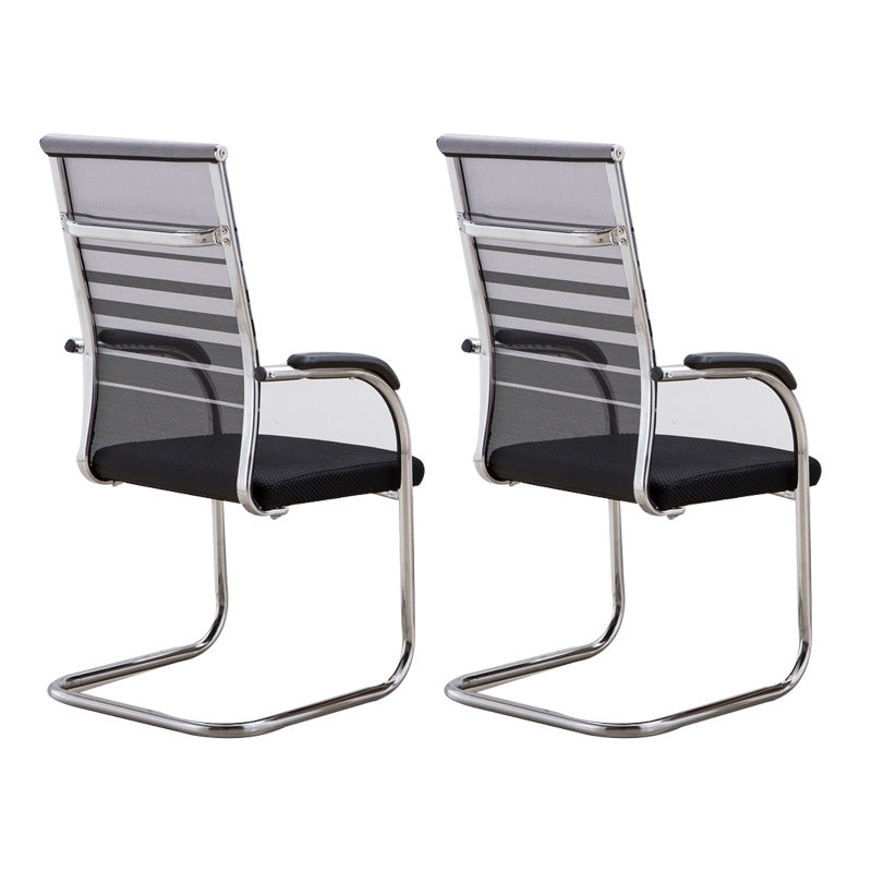 Hedendaagse PU -computerstoel Black Back Office Star Desk -stoel