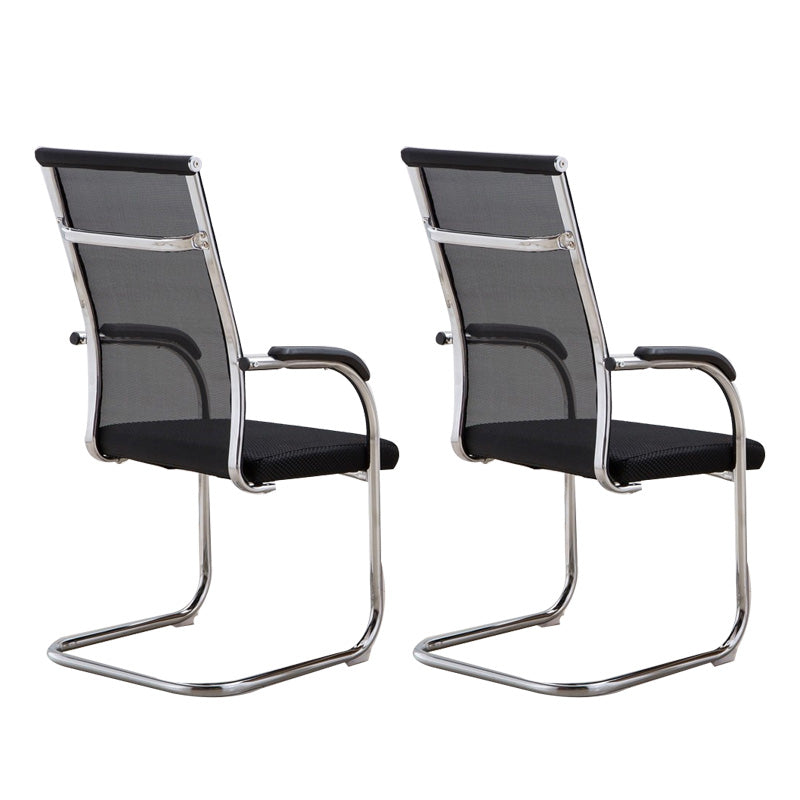 Hedendaagse PU -computerstoel Black Back Office Star Desk -stoel