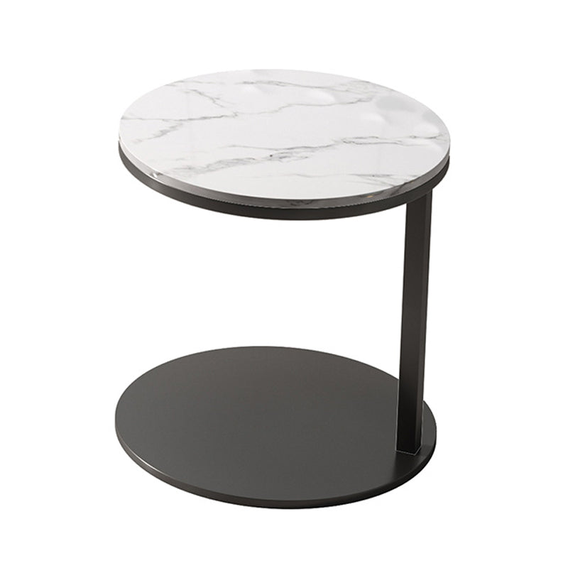 18 Zoll großer Nachttisch Offener Speichermetall 1-Shelf-Nachttisch mit Beinen