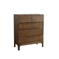 16 "D en bois massif rangement coffre à chambre de rangement commode coffre avec tiroirs