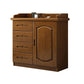 16 "D massief houten combo dressoir slaapkamer opbergkast dressoir met laden en deuren