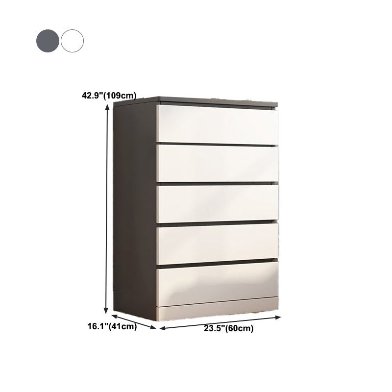 16.1 "D Wood Lingerie Chest Moderne verticale opbergkast dressoir met laden