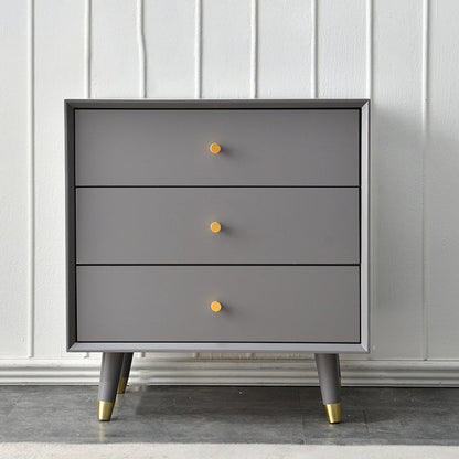 Chambre coffre de rangement en bois massif moderne 16 "d commode de rangement avec tiroirs