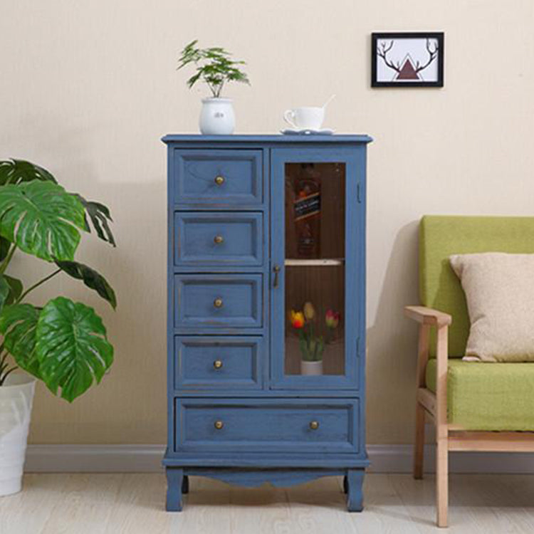 12" D Traditional Wooden Combo Dresser Bedroom Storage Chest Dresser with Drawers and Door Clearhalo 'Bedroom Furniture' 'Dressers & Chests' 'dressers_chests' 'furn' 'furn_dressers_chests' 'Furniture' 5659542