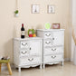 12" D Traditional Wooden Combo Dresser Bedroom Storage Chest Dresser with Drawers and Door Clearhalo 'Bedroom Furniture' 'Dressers & Chests' 'dressers_chests' 'furn' 'furn_dressers_chests' 'Furniture' 5659547