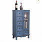 12" D Traditional Wooden Combo Dresser Bedroom Storage Chest Dresser with Drawers and Door Clearhalo 'Bedroom Furniture' 'Dressers & Chests' 'dressers_chests' 'furn' 'furn_dressers_chests' 'Furniture' 5659550