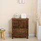 12" D Traditional Wooden Combo Dresser Bedroom Storage Chest Dresser with Drawers and Door 23"L x 13"W x 27"H Distressed Wood Clearhalo 'Bedroom Furniture' 'Dressers & Chests' 'dressers_chests' 'furn' 'furn_dressers_chests' 'Furniture' 5659561