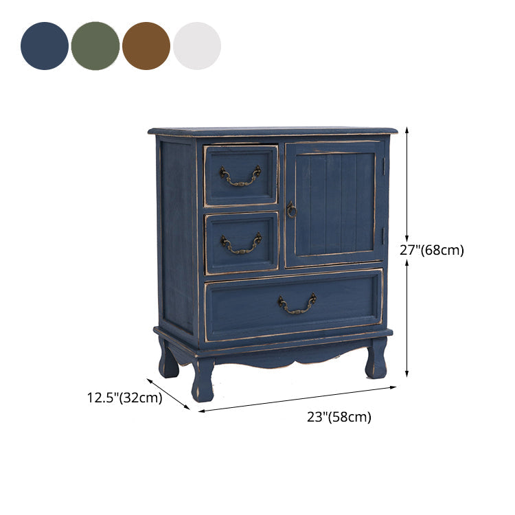 12" D Traditional Wooden Combo Dresser Bedroom Storage Chest Dresser with Drawers and Door Clearhalo 'Bedroom Furniture' 'Dressers & Chests' 'dressers_chests' 'furn' 'furn_dressers_chests' 'Furniture' 5659563