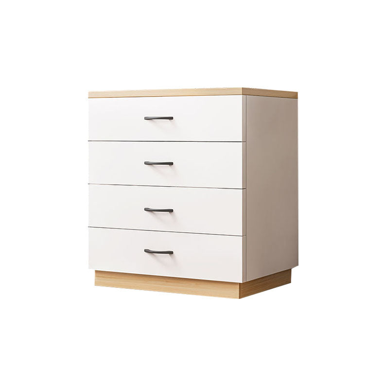 Cómoda vertical de almacenamiento para dormitorio, cómoda de lencería de madera moderna de 16" D con cajones