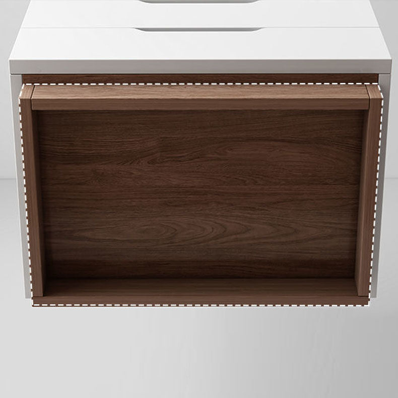 Cómoda vertical de almacenamiento para dormitorio, cómoda de lencería de madera moderna de 16" D con cajones