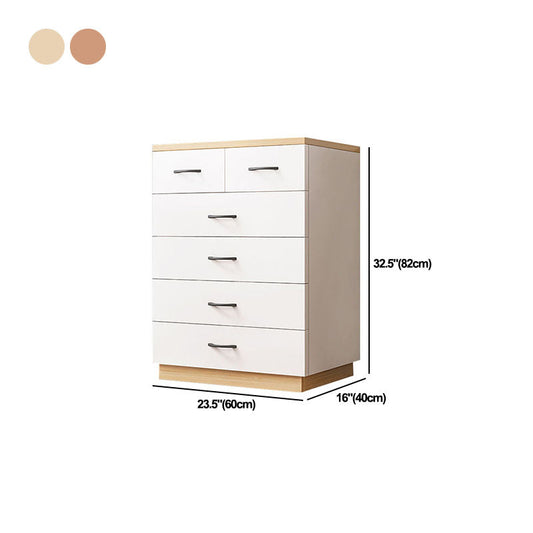 16" D Modern Wooden Lingerie Chest Bedroom Vertical Storage Chest Dresser with Drawers
