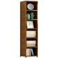 Libreria in bambù libreria in stile moderno per home office 12 "w x 15,5" d