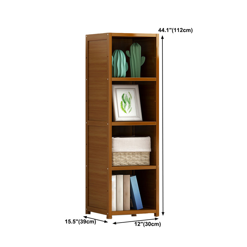 Libreria in bambù libreria in stile moderno per home office 12 "w x 15,5" d