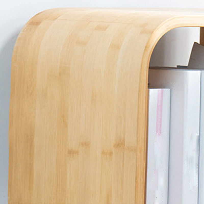 Geometry Bamboo Bookshelf Modern Style Bookcase for Home Office 22" W X 9" D Clearhalo 'Bookcases' 'furn' 'furn_bookcases' 'Furniture' 'Office Furniture' 5659634