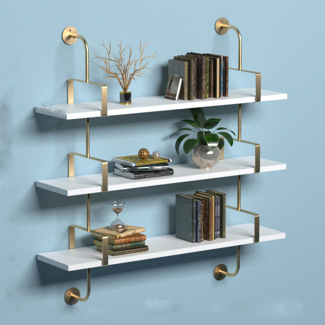 Wand montiert massives Holzbuchhandel modernes Bücherregal mit Regal, 8 "D.