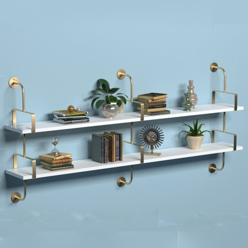 Wand montiert massives Holzbuchhandel modernes Bücherregal mit Regal, 8 "D.