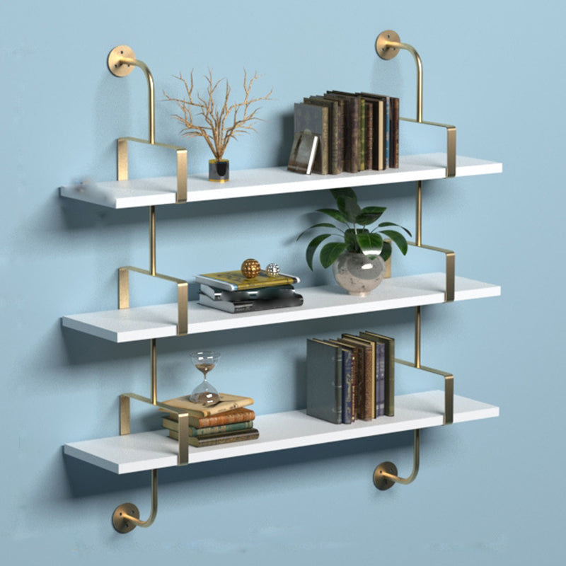 Wand montiert massives Holzbuchhandel modernes Bücherregal mit Regal, 8 "D.