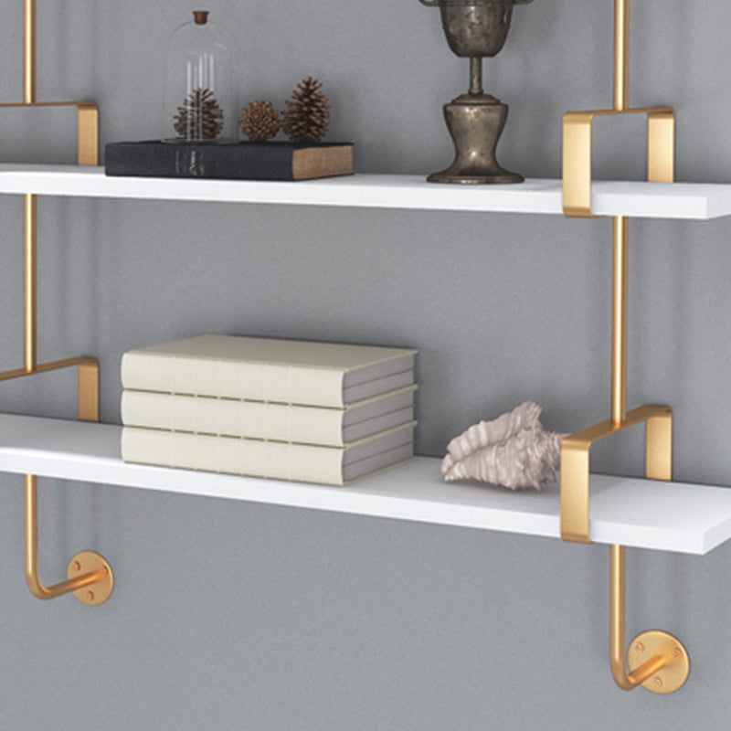 Wand montiert massives Holzbuchhandel modernes Bücherregal mit Regal, 8 "D.