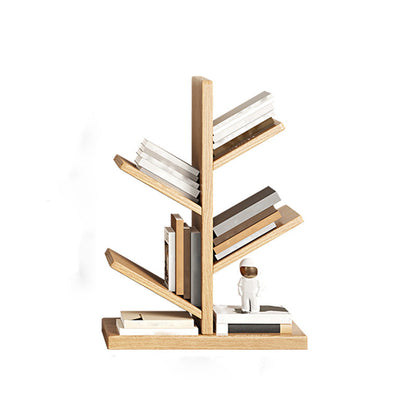 ジオメトリラバーウッド本棚モダンベッドルーム本棚棚付き22 "W x 12" D