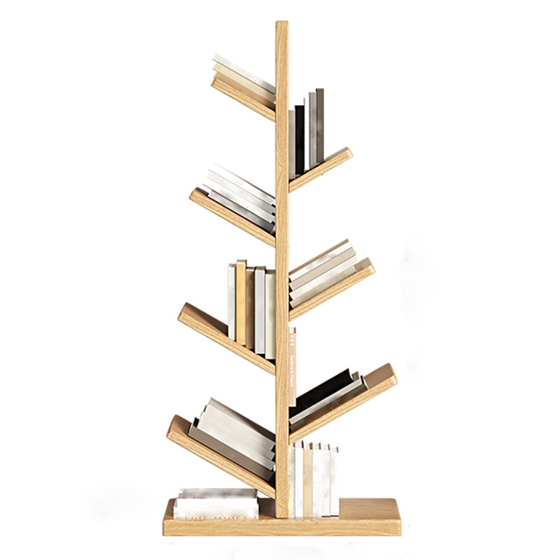 ジオメトリラバーウッド本棚モダンベッドルーム本棚棚付き22 "W x 12" D