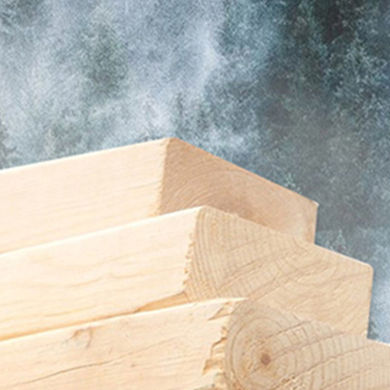 ジオメトリラバーウッド本棚モダンベッドルーム本棚棚付き22 "W x 12" D