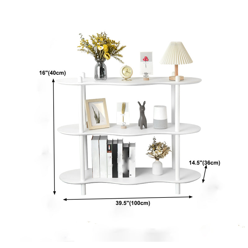 Géométrie Bibliothèque en bois artificiel moderne de géométrie avec étagères 3/4