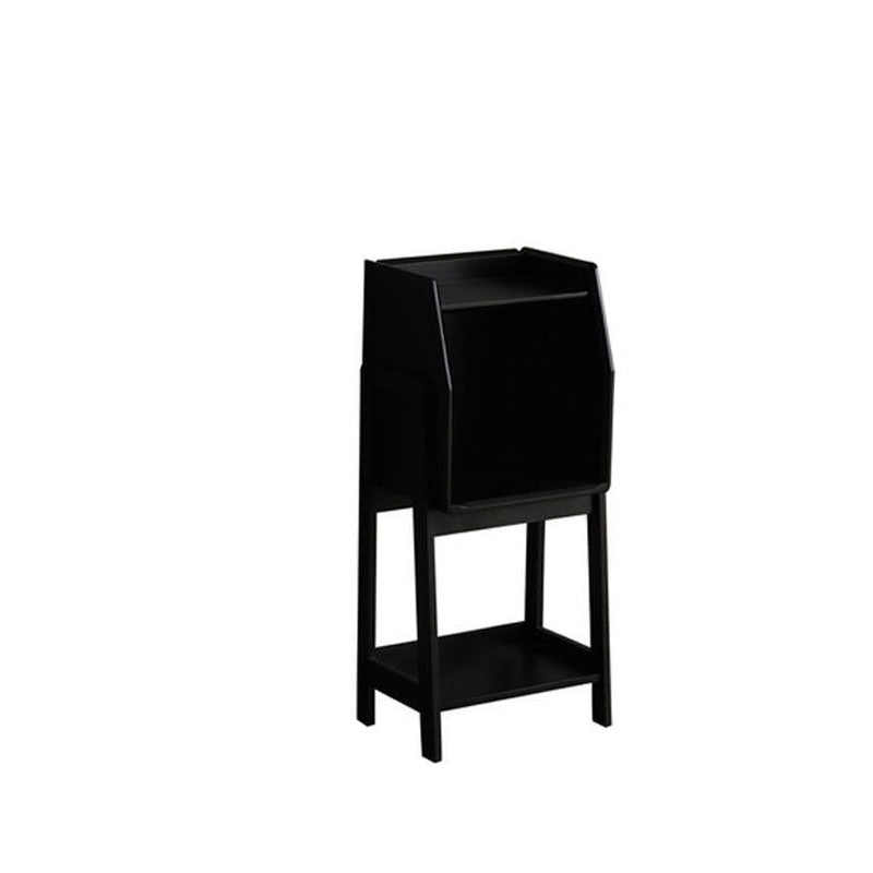 Geometry Wooden Bookshelf Modern Style Bookcase for Bedroom , 15" W X 11" D