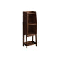 Geometry Wooden Bookshelf Modern Style Bookcase for Bedroom , 15" W X 11" D
