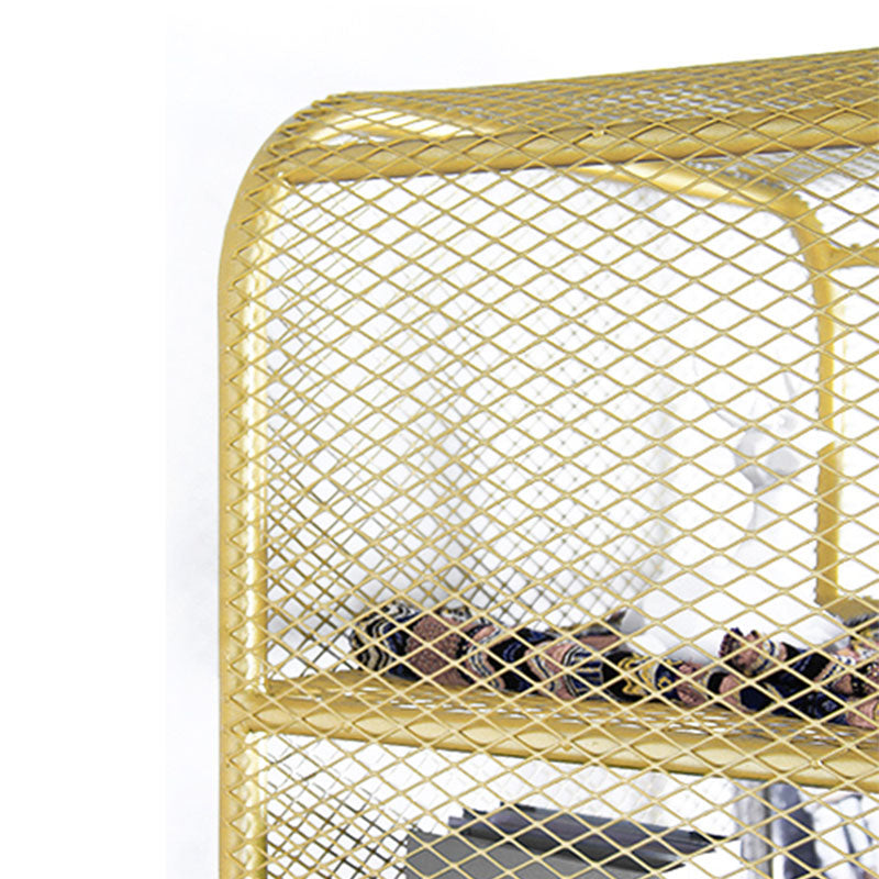 Estantería de metal de geometría estantería moderna de almacenamiento cerrado, 23.5 " / 31.5" W