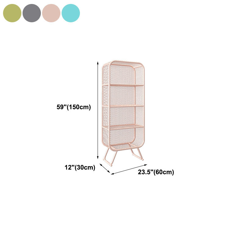 Estantería de metal de geometría estantería moderna de almacenamiento cerrado, 23.5 " / 31.5" W