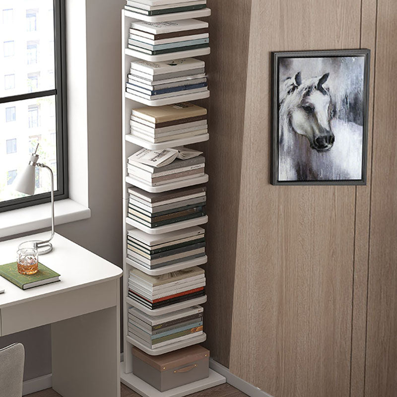 Geometry Shape Bookshelf Modern Wooden Bookcase with Multi Shelves , 24" W / 11" D Clearhalo 'Bookcases' 'furn' 'furn_bookcases' 'Furniture' 'Office Furniture' 5659829