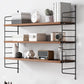 Wall-mount Bookshelf Modern Wooden Bookcase with Multi Shelves