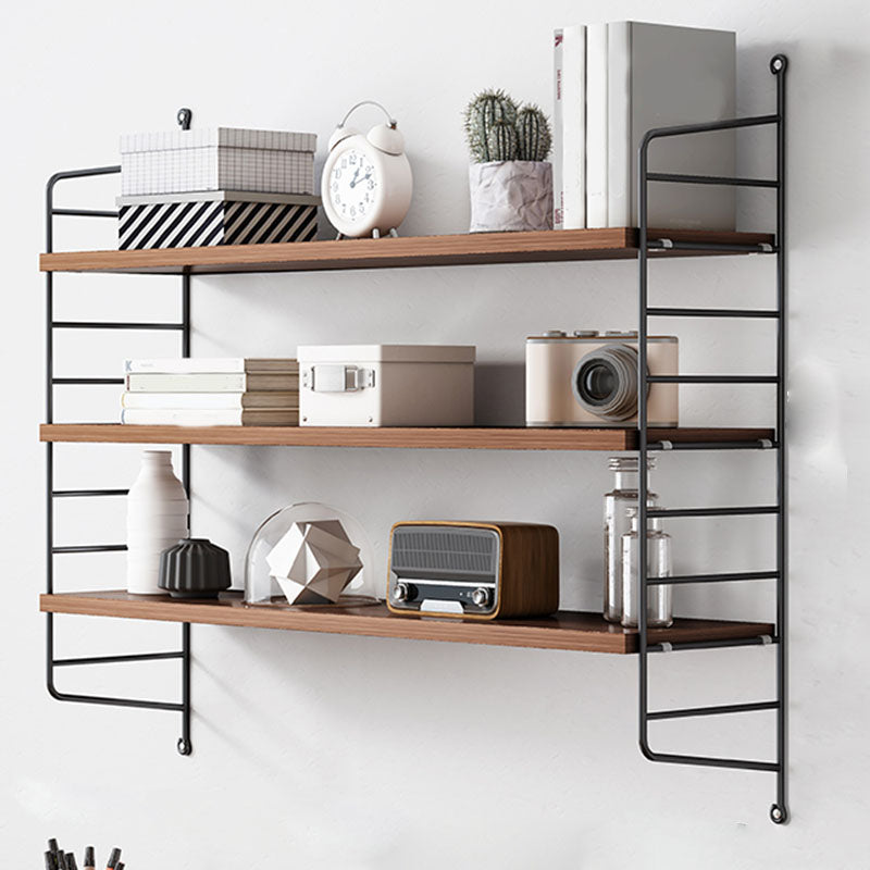Wall-mount Bookshelf Modern Wooden Bookcase with Multi Shelves