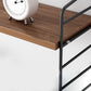 Wall-mount Bookshelf Modern Wooden Bookcase with Multi Shelves