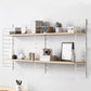 Wall-mount Bookshelf Modern Wooden Bookcase with Multi Shelves